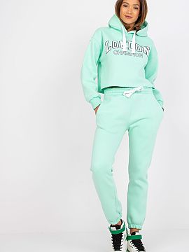 Set Ex Moda  Casual tracksuit set, consisting of a sweatshirt and pants, is the perfect choice for everyday stylizations. The sweatshirt with a print on 