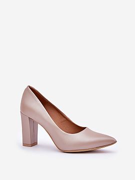 Block heel pumps Step in style