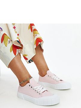 Sneakers Solea  Eduard\'s pink fabric sneakers from Adidas are the perfect choice for those looking for elegant and stylish footwear. These light pink sneak