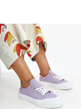 Sneakers Solea  Eduardo\'s purple fabric sneakers are a revolutionary and modern footwear that is sure to catch the attention of all fashion enthusiasts. Ma