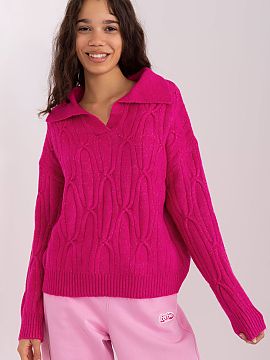 Jumper AT  This women\'s sweater is a perfect choice for various occasions, from everyday situations to days in the office. Made of pleasant to the tou