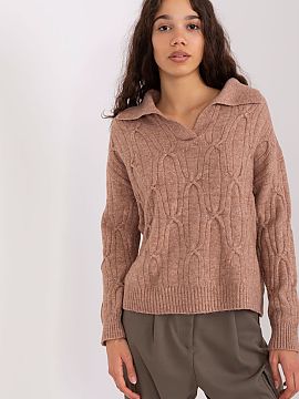 Jumper AT  This women\'s sweater is a perfect choice for various occasions, from everyday situations to days in the office. Made of pleasant to the tou