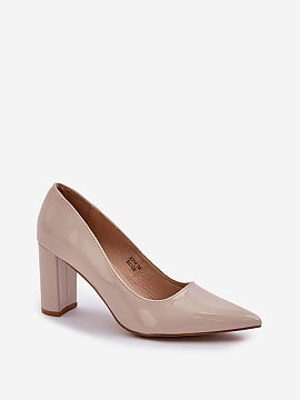 Block heel pumps Step in style