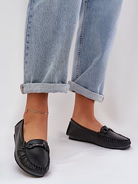 Mocassin Step in style  Women\'s moccasins from the S.Barski brand are the perfect combination of style and comfort. Thanks to the rubber sole, they provide stabili