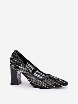 Block heel pumps Step in style