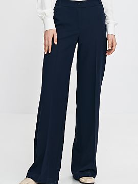 Trousers Nife  Elegant women\'s trousers with a regular cut and mid-rise, which combine comfort with a classic style. The wide leg adds lightness and a mod
