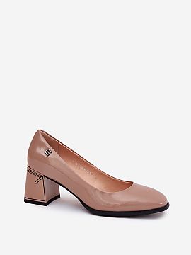 Block heel pumps Step in style