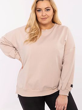 Plus size sweatshirt Relevance  Women\'s plus size casual sweatshirt is a perfect choice for everyday wear for women who value comfort and trendy minimalism. Made of soft, 