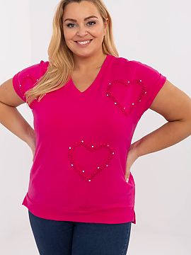 Plus size blouse Relevance  Women\'s plus size casual blouse is the perfect choice for everyday wear and for work. Made of pleasant to the touch cotton with a touch of 