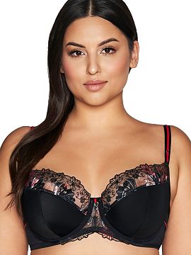 Semi-soft Ava  Stylish and functional semi-soft bra with a back fastening, created with women with a larger bust in mind. Made of soft, pleasant to the tou