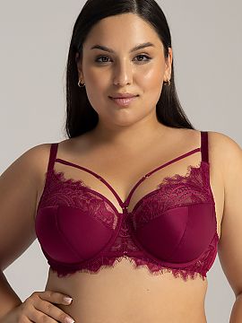 Semi-soft Ava  Stylish and comfortable semi-soft bra created for women with fuller breasts. Made of delicate, soft microfiber, which ensures comfort throug