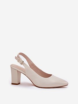 Block heel pumps Step in style