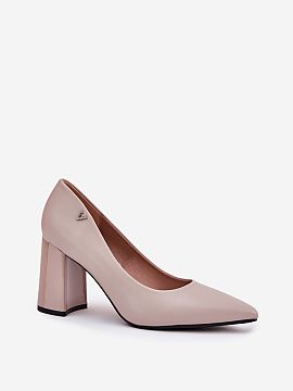 Block heel pumps Step in style