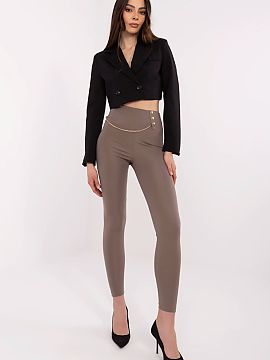 Long leggings Factory Price  Stylish women\'s leggings with long legs, perfect for everyday wear, work, and parties. Made of flexible material, a blend of polyester and 