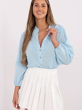 Blouse Och Bella  Stylish and feminine boho style blouse is a perfect choice for everyday wear, work, and even more formal occasions. Made of cotton material 