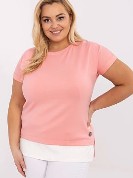 Plus size blouse Relevance  This everyday plus size blouse is a perfect combination of comfort and casual style. Made of exceptionally soft, pleasant to the touch mater
