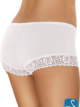 Shorts Gabidar  Cotton boxer briefs, which perfectly lift and emphasize feminine shapes. Decorated with soft, subtle lace. They adhere perfectly to the body