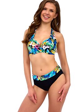 Swimming bra Lupo Line  Eden bra is a proposal for women who want to combine comfort with an exotic style inspired by tropical nature. It impresses with a vivid pat