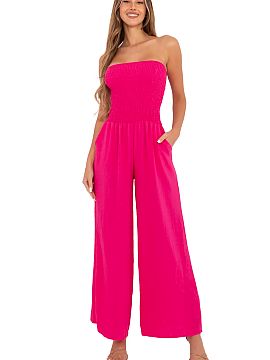 Suit Italy Moda  Stylish and comfortable jumpsuit perfect for everyday outings. Made of breathable and soft viscose, it guarantees wearing comfort throughout