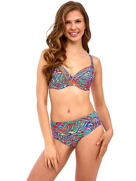 Swimming bra Lupo Line  Admire the summer energy with this stunning swimsuit. The multicolored, coral reef-inspired pattern catches the eye and complements the summ