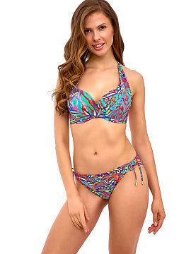 Swimming bra Lupo Line  Marvel at the summer energy with this eye-catching swimsuit. The multi-colored, coral reef-inspired pattern attracts attention and blends be