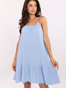 Daydress Och Bella  Light, airy and extremely comfortable dress made of delicate muslin cotton perfect for warm, summer days. The smooth material and flared cut