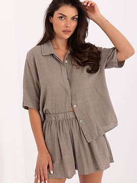 Set Och Bella  Stylish and comfortable women\'s set, which will work great in everyday, summer stylizations. Made of natural, breathable cotton, it provide