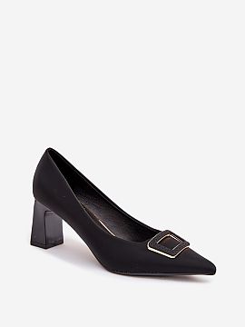 Block heel pumps Step in style