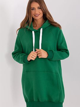 Sweatshirt Ex Moda  This long women\'s hoodie is the perfect combination of casual and sporty style, designed for comfort and warmth on cooler days. Made of sof