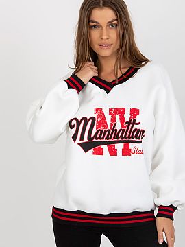 Sweatshirt Ex Moda  Fashionable and comfortable women\'s sweatshirt in a casual style is the perfect choice for everyday wear. Made of soft and durable cotton-p