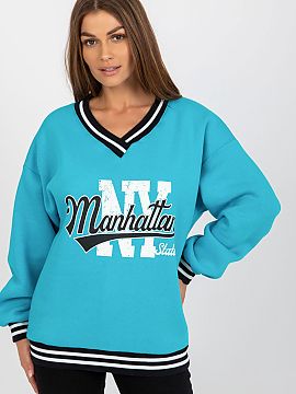 Sweatshirt Ex Moda  Stylish and comfortable women\'s sweatshirt in a casual style is the perfect choice for everyday wear. Made of soft and durable cotton-polye