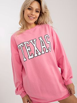 Sweatshirt Ex Moda  A long women\'s casual sweatshirt is the perfect everyday choice comfortable, practical, and stylish. Made from a soft blend of cotton and p