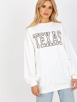 Sweatshirt Ex Moda  A long women\'s casual sweatshirt is the perfect everyday option comfortable, practical, and stylish. Made of a soft blend of cotton and pol