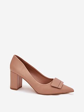 Block heel pumps Step in style