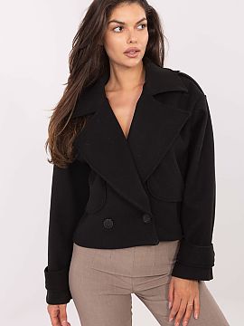 Coat Rue Paris  A short women\'s trench coat is a classic transitional coat in a casual style, which will work great both for everyday wear and for work. Ma