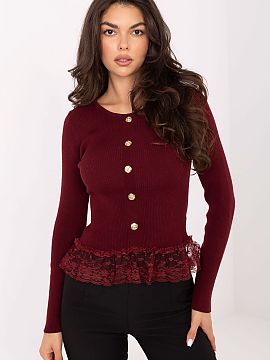 sweter Factory Price  An elegant women\'s sweater of standard length is an ideal choice for everyday wear, work, and formal occasions. Made of a blend of polyeste