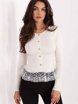 sweter Factory Price  An elegant women\'s sweater of standard length is the perfect choice for everyday wear, work, and formal occasions. Made of a blend of polye