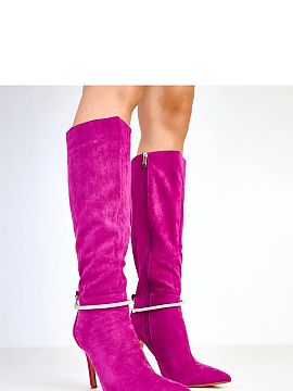 Heel boots Solea  Women\'s boots with a decorative chain are a proposal for women who appreciate elegance and modern design. Made of high-quality ecological s