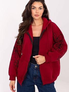 sweatshirt Relevance  Women\'s hoodie in a casual style, perfect for everyday occasions. Made of high-quality cotton with elastane, it provides comfort and flexib