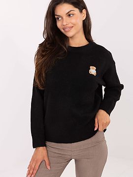 sweter Factory Price  Stylish women\'s sweater with a casual character, perfect for everyday wear. Made of high-quality blend of materials: polyamide, wool, visco