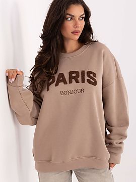 sweatshirt Factory Price  Stylish women\'s blouse with a casual character, perfect for everyday wear and various occasions. Made of a soft blend of cotton and polyest