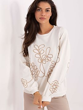Sweatshirt Relevance  Women\'s casual sweatshirt, perfect for everyday occasions. Made of soft cotton with a hint of elastane, it ensures comfort and ease of wear