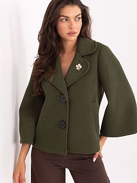 Coat Rue Paris  A short women\'s coat with an elegant character, perfect for the transitional season of autumn, winter, and spring. Made of a high-quality b