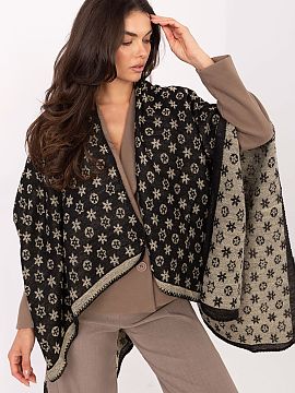 Poncho Factory Price  Stylish poncho with an interesting print that will add character to any outfit. The loose fit makes it extremely comfortable and suitable fo