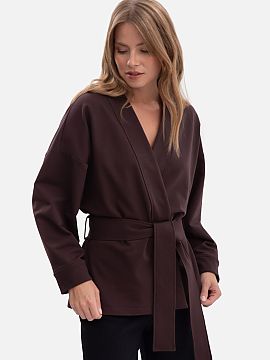 Sweatshirt BeWear  Throw-blouse made of smooth sweatshirt fabric with a weight of 260 g with a looped bottom soft, comfortable and pleasant to wear. A model wi