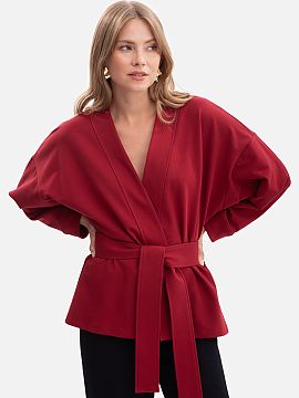 Sweatshirt BeWear  Throw-blouse made of smooth sweatshirt fabric with a weight of 260 g with a soft loop bottom, comfortable and pleasant to wear. The model ha