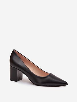 Block heel pumps Step in style