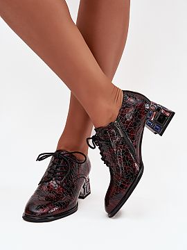 Heeled loafers Step in style  Women\'s shoes from the Artiker brand made of high-quality natural leather are a unique combination of classic and elegance in a modern edit