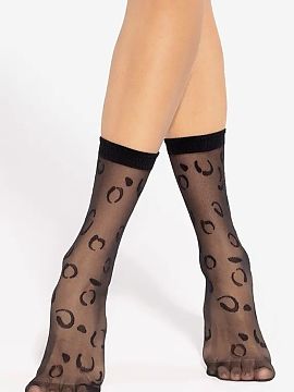 Socks Gatta  Women\'s high socks with a subtle pattern, comfort and style in one. Semi-matte, 20 DEN thick, gently emphasize the legs and add an elegant 