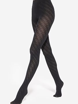 Tights Gatta  Add character to your outfits with black tights Loretta in a geometric pattern. Ideal for women who appreciate elegance combined with modern